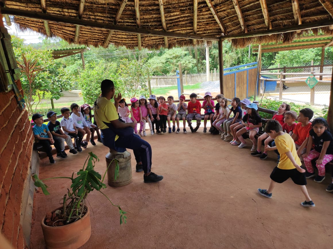 Crianças do Maternal e Infantil 1 e 2 curtem um dia na Mini Fazenda Pet Zoo