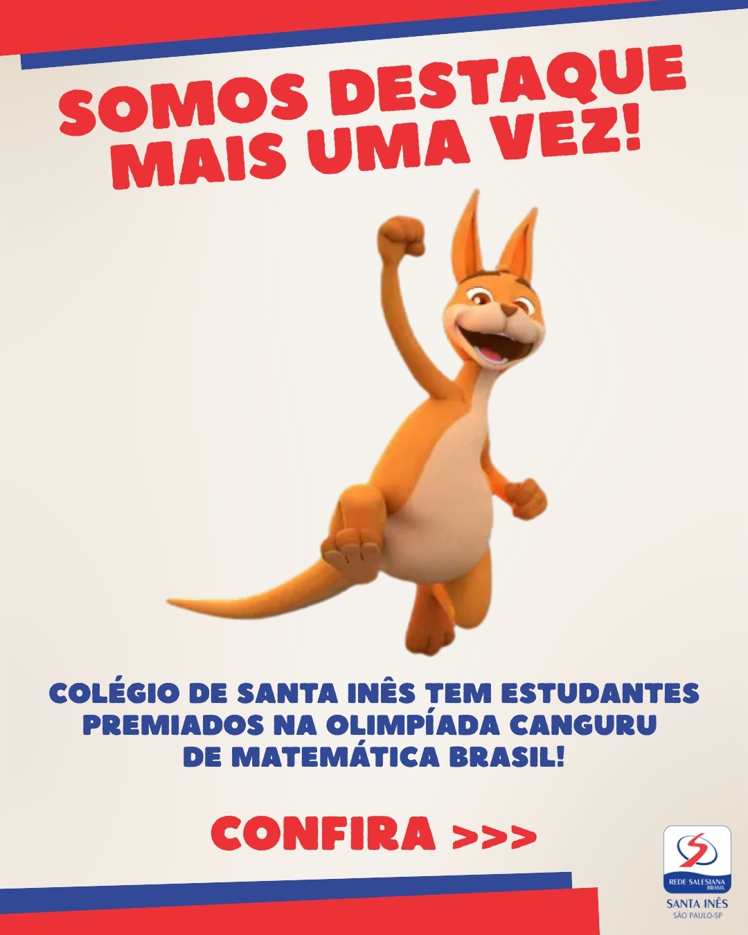 Colégio de Santa Inês tem estudantes premiados na Olimpíada Canguru de Matemática Brasil