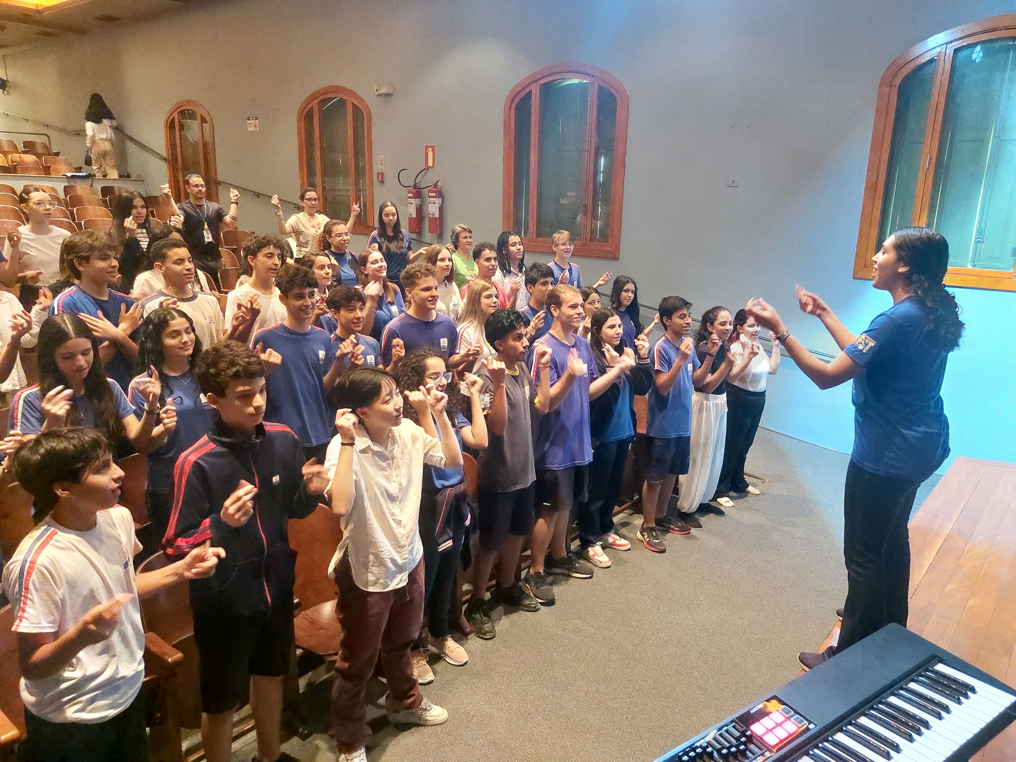 Jovens se preparam para o Festival da Juventude Salesiana no Pré-Fest